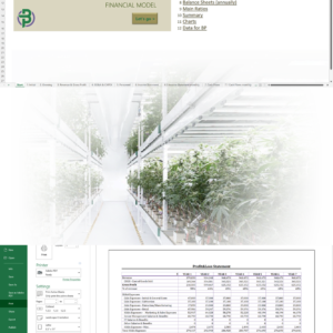 Cannabis Microbusiness Financial Model for Cultivation, Extraction/ Manufacturing and Retail
