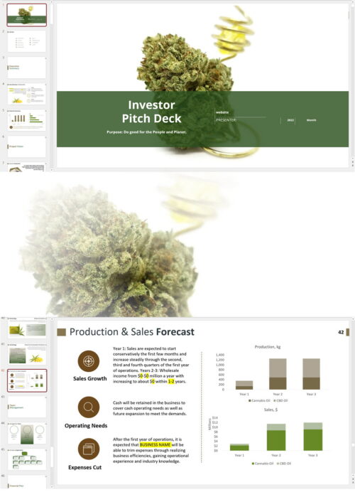 Hemp Cannabis Extraction Investor Pitch Deck