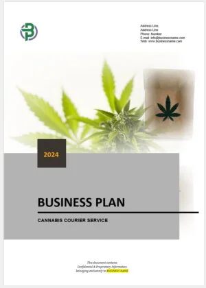 cannabis courier business plan template