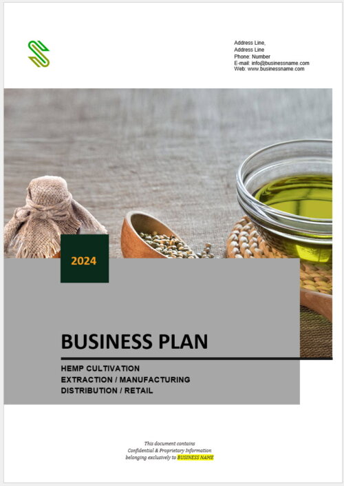 Hemp CBD Vertically Integrated Business Plan