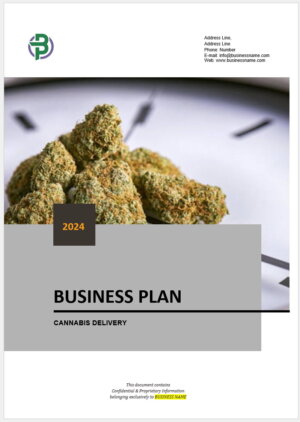 cannabis delivery business plan template
