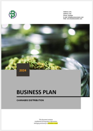 cannabis distributor business plan template