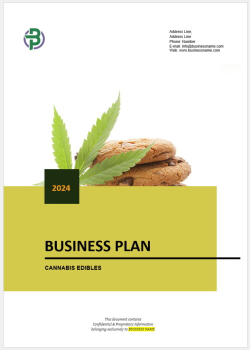 Cannabis Edibles Business Plan Template