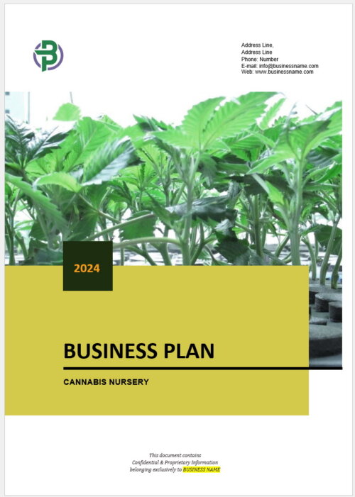 cannabis clones nursery business plan