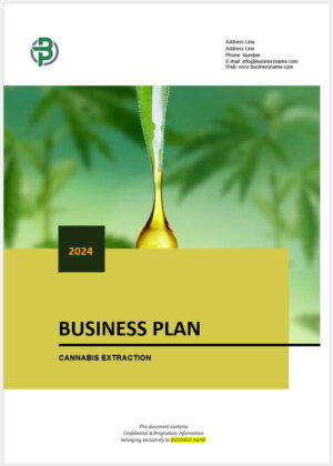 Cannabis Extraction Concentrates Business Plan Template