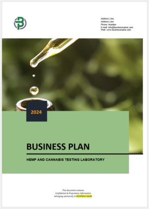 Cannabis Hemp Testing Laboratory Business Plan