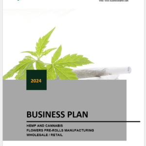 Cannabis and Hemp Flowers and Pre-rolls Manufacturing Wholesale/Retail Business Plan Template