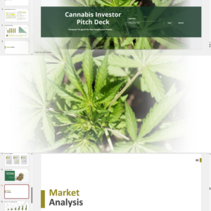 Cannabis Micro Cultivation Investor Pitch Deck Template