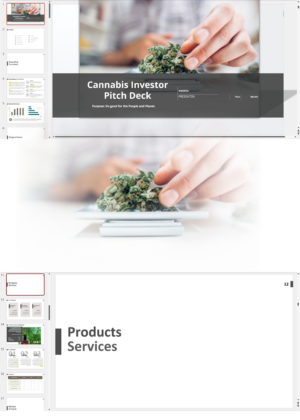 Cannabis Cultivation, Extraction/Manufacturing and Distribution Investor Pitch Deck Template